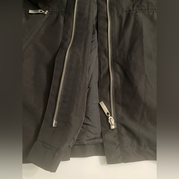 Relativity Lightweight Jacket, Solid Black, full Zipper Front Small Relaxed Fit - Picture 13 of 14